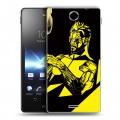 Дизайнерский пластиковый чехол для Sony Xperia TX Deus ex