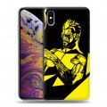 Дизайнерский силиконовый чехол для Iphone Xs Max Deus ex