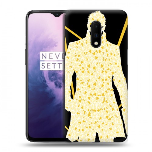 Дизайнерский пластиковый чехол для OnePlus 7 Deus ex