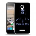 Дизайнерский силиконовый чехол для Micromax Canvas Spark Deus ex