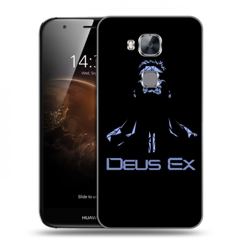 Дизайнерский пластиковый чехол для Huawei G8 Deus ex