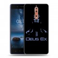 Дизайнерский пластиковый чехол для Nokia 8 Deus ex