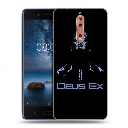 Дизайнерский пластиковый чехол для Nokia 8 Deus ex