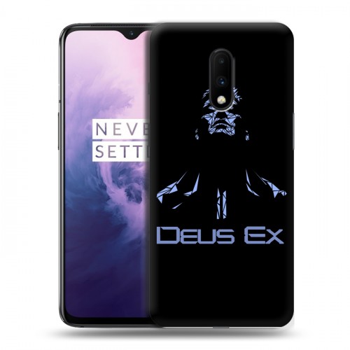 Дизайнерский пластиковый чехол для OnePlus 7 Deus ex