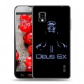 Дизайнерский пластиковый чехол для LG Optimus G Deus ex