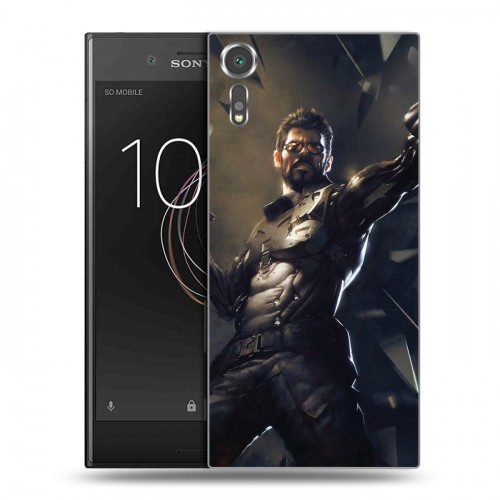 Дизайнерский пластиковый чехол для Sony Xperia XZs Deus ex