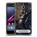 Дизайнерский силиконовый чехол для Sony Xperia E1 Deus ex