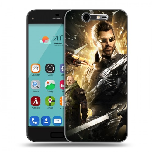 Дизайнерский силиконовый чехол для ZTE Blade S7 Deus ex