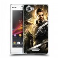 Дизайнерский пластиковый чехол для Sony Xperia L Deus ex