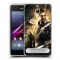 Дизайнерский силиконовый чехол для Sony Xperia E1 Deus ex