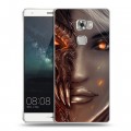 Дизайнерский пластиковый чехол для Huawei Mate S Diablo