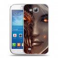 Дизайнерский пластиковый чехол для Samsung Galaxy Premier Diablo