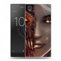 Дизайнерский пластиковый чехол для Sony Xperia L1 Diablo