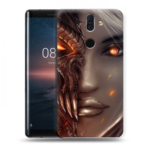 Дизайнерский пластиковый чехол для Nokia 8 Sirocco Diablo