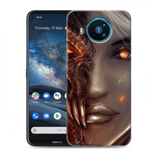 Дизайнерский силиконовый чехол для Nokia 8.3 Diablo