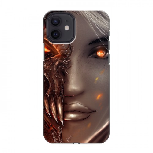 Дизайнерский силиконовый чехол для Iphone 12 Diablo