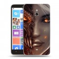 Дизайнерский пластиковый чехол для Nokia Lumia 1320 Diablo