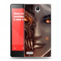 Дизайнерский силиконовый чехол для Xiaomi RedMi Note Diablo