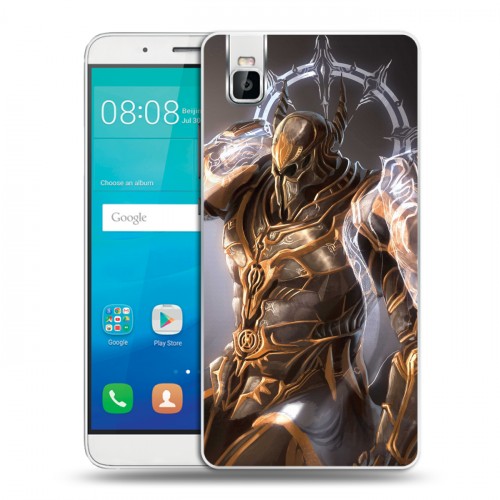 Дизайнерский пластиковый чехол для Huawei ShotX Diablo