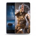 Дизайнерский пластиковый чехол для Nokia 8 Diablo