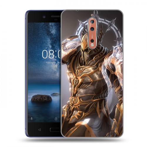 Дизайнерский пластиковый чехол для Nokia 8 Diablo