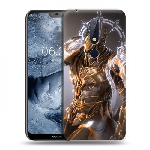 Дизайнерский пластиковый чехол для Nokia 6.1 Plus Diablo