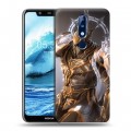 Дизайнерский силиконовый чехол для Nokia 5.1 Plus Diablo