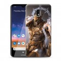 Дизайнерский пластиковый чехол для Nokia 2.2 Diablo