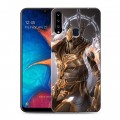 Дизайнерский пластиковый чехол для Samsung Galaxy A20s Diablo