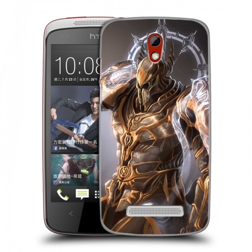 Дизайнерский пластиковый чехол для HTC Desire 500 Diablo