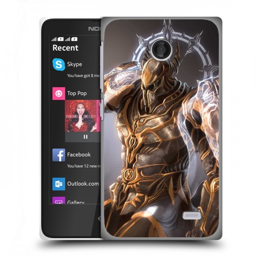 Дизайнерский пластиковый чехол для Nokia X Diablo