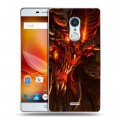 Дизайнерский пластиковый чехол для ZTE Blade X9 Diablo