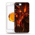 Дизайнерский пластиковый чехол для Iphone 7 Plus / 8 Plus Diablo