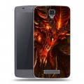 Дизайнерский силиконовый чехол для ZTE Blade L5 Diablo