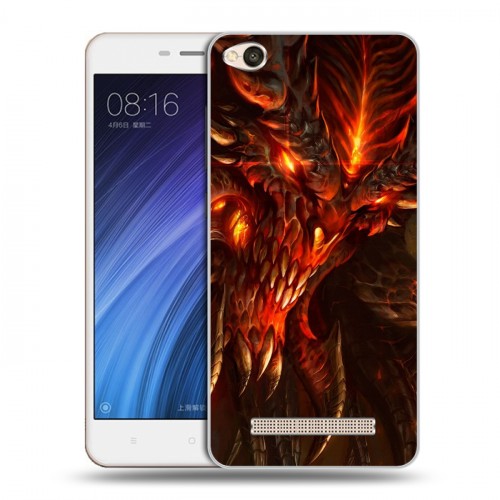 Дизайнерский силиконовый чехол для Xiaomi RedMi 4A Diablo