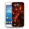 Дизайнерский пластиковый чехол для Samsung Galaxy Premier Diablo