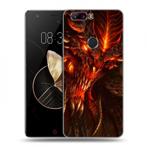 Дизайнерский пластиковый чехол для ZTE Nubia Z17 Diablo