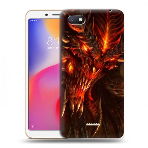 Дизайнерский пластиковый чехол для Xiaomi RedMi 6A Diablo