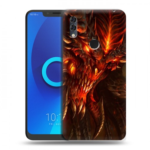 Дизайнерский силиконовый чехол для Alcatel 5V Diablo