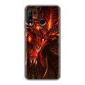 Дизайнерский силиконовый с усиленными углами чехол для Huawei P30 Lite Diablo