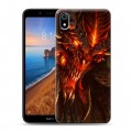 Дизайнерский силиконовый чехол для Xiaomi RedMi 7A Diablo