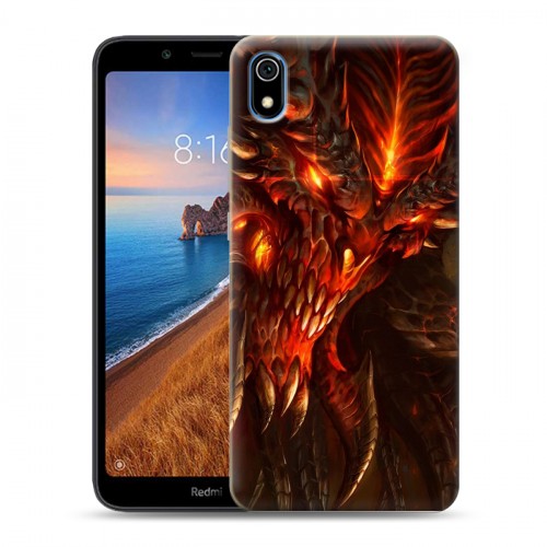 Дизайнерский силиконовый чехол для Xiaomi RedMi 7A Diablo