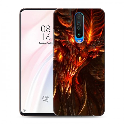 Дизайнерский пластиковый чехол для Xiaomi RedMi K30 Diablo