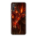 Дизайнерский силиконовый чехол для Huawei Y8p Diablo