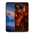 Дизайнерский силиконовый чехол для Nokia 5.4 Diablo