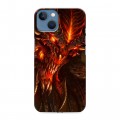 Дизайнерский силиконовый чехол для Iphone 13 Diablo