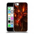 Дизайнерский пластиковый чехол для Iphone 5c Diablo