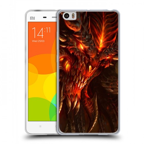 Дизайнерский силиконовый чехол для Xiaomi Mi Note Diablo