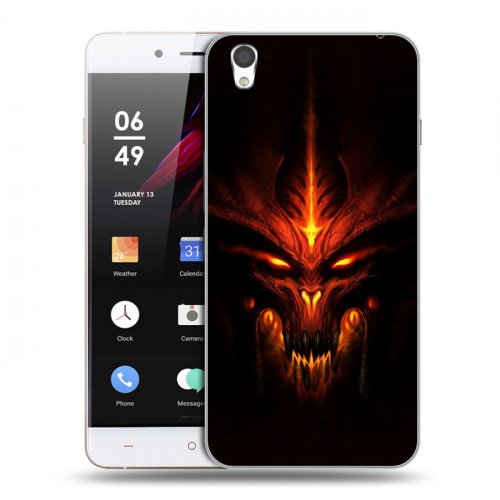 Дизайнерский пластиковый чехол для OnePlus X Diablo