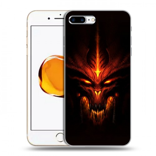 Дизайнерский пластиковый чехол для Iphone 7 Plus / 8 Plus Diablo